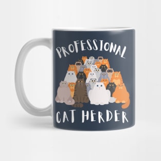 Professional Cat Herder, Project Manager, Cat Lover Mug